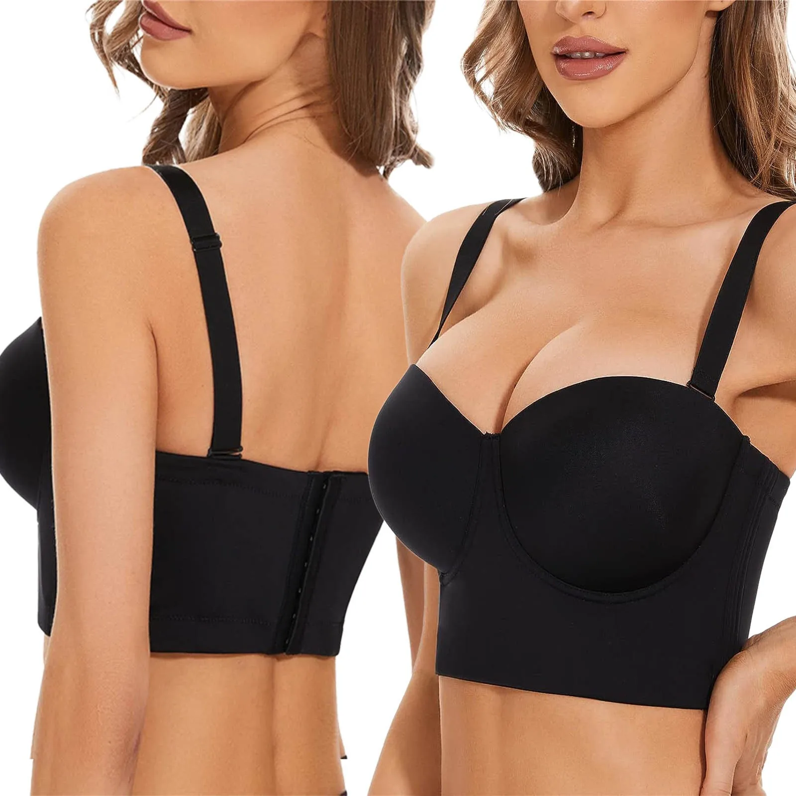 longline strapless bra