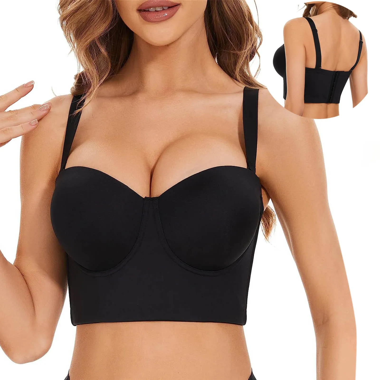 longline strapless bra