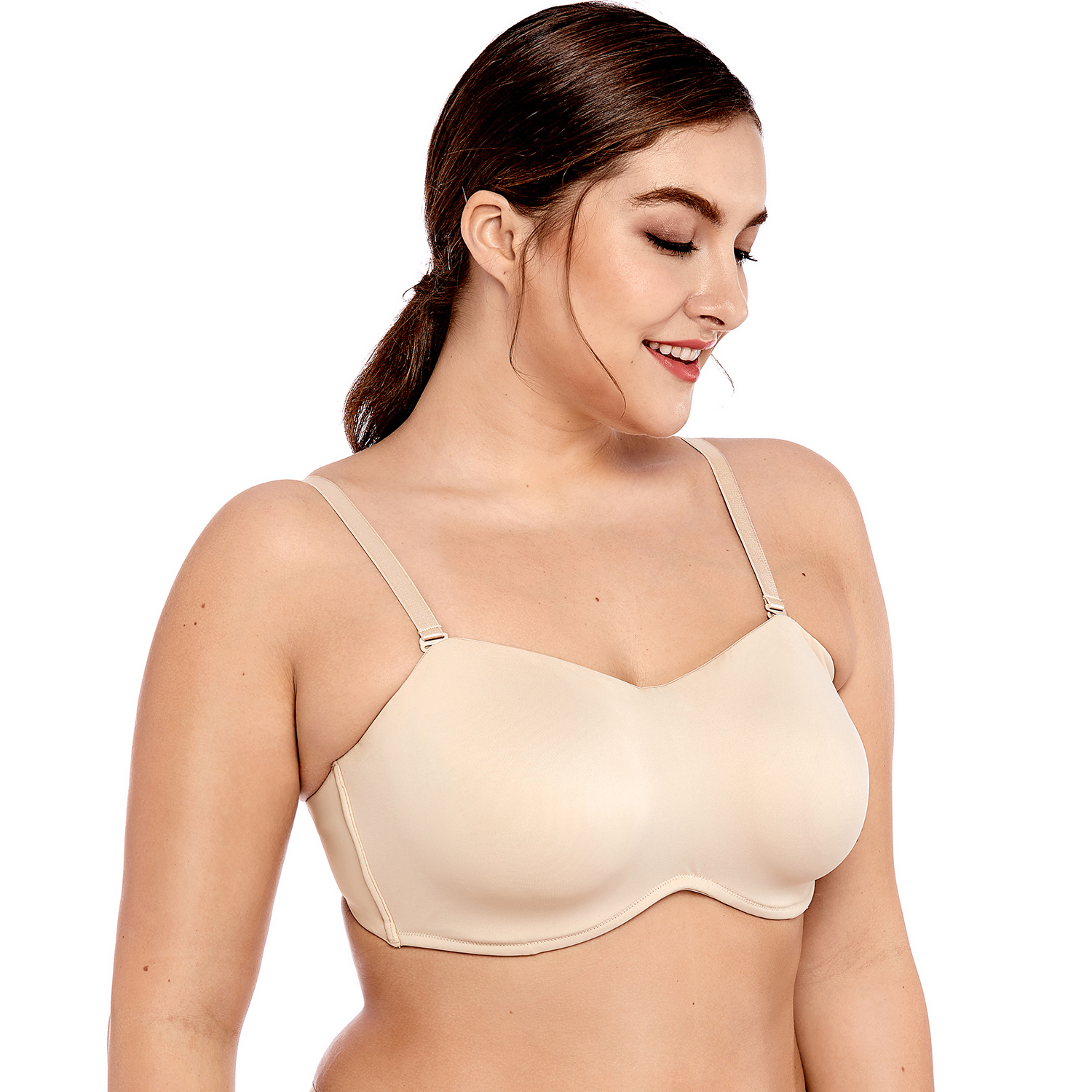 minimizer strapless bra