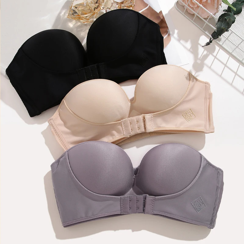 underwire free strapless bra