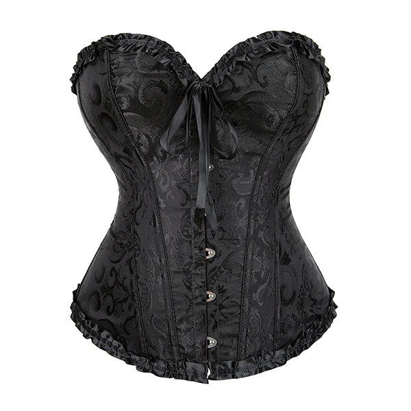 black corset lingerie