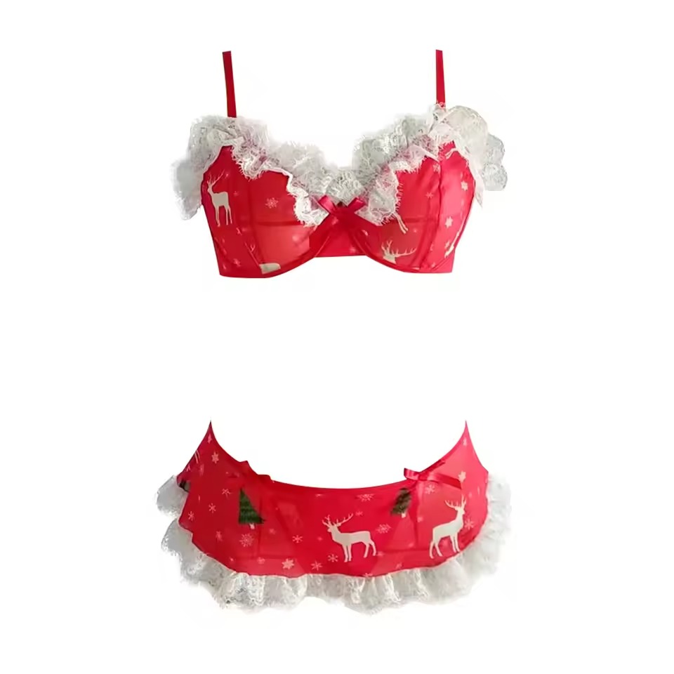 Christmas bra