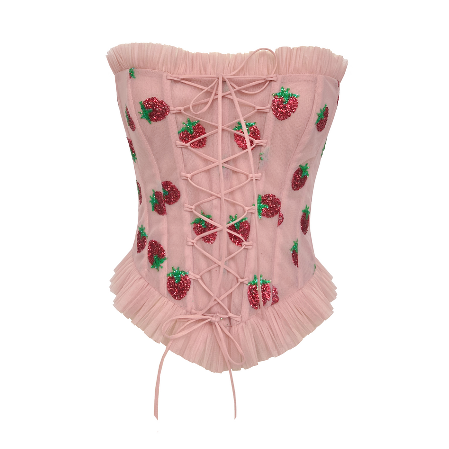 strawberry corset