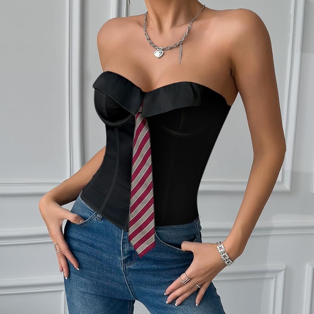 night out corset outfits with jeans